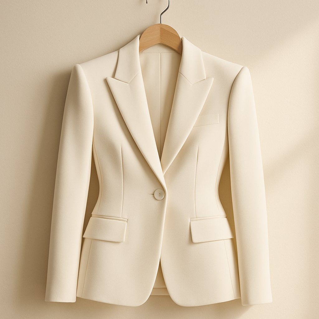 Power Blazer — Ivory