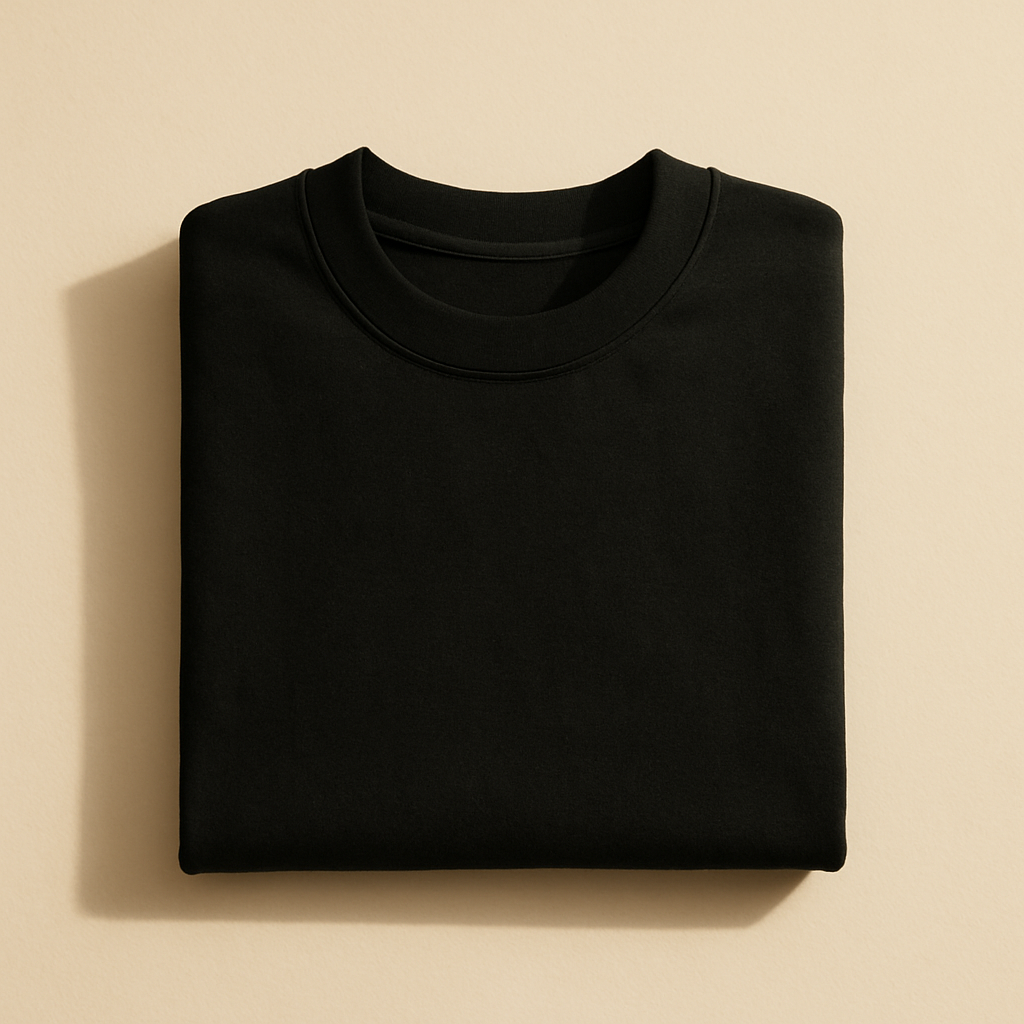 Premium Weight Tee — Black
