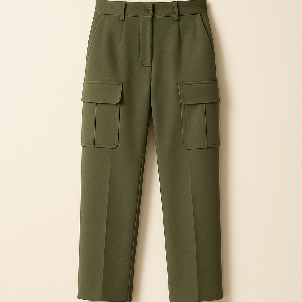 Tailored Cargo Trouser — Olive