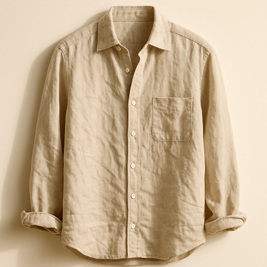 Relaxed Linen Button-Down