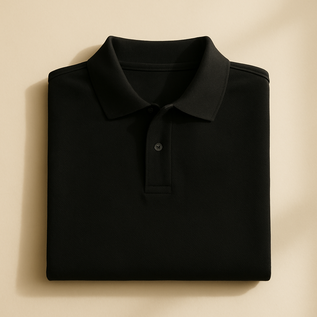 Heavyweight Polo — Black