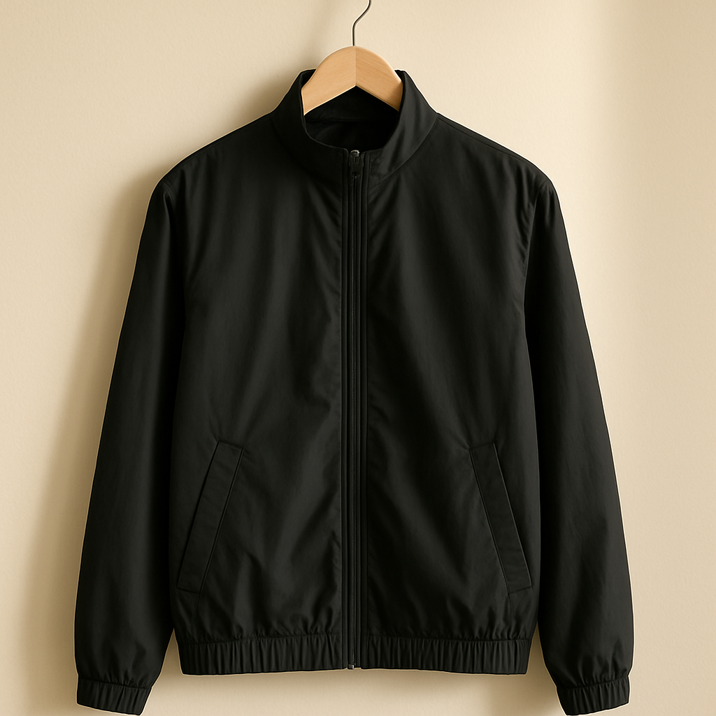 Lightweight Windbreaker — Black