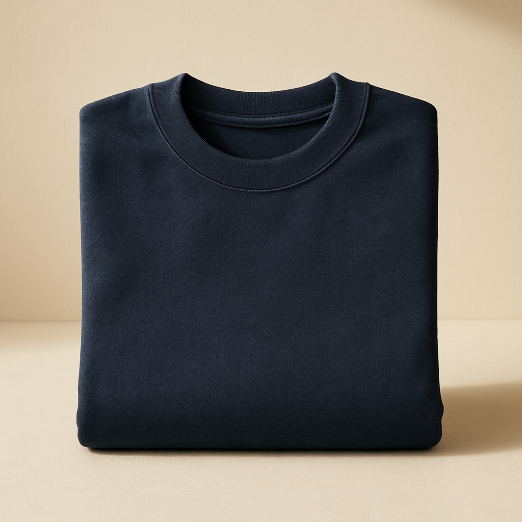 Premium Weight Tee — Navy