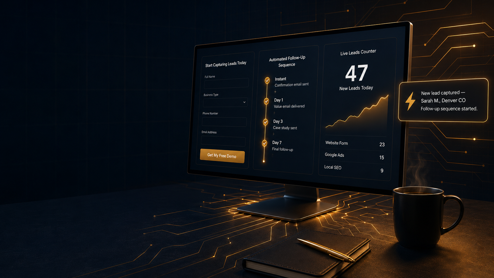 Convershun lead capture platform