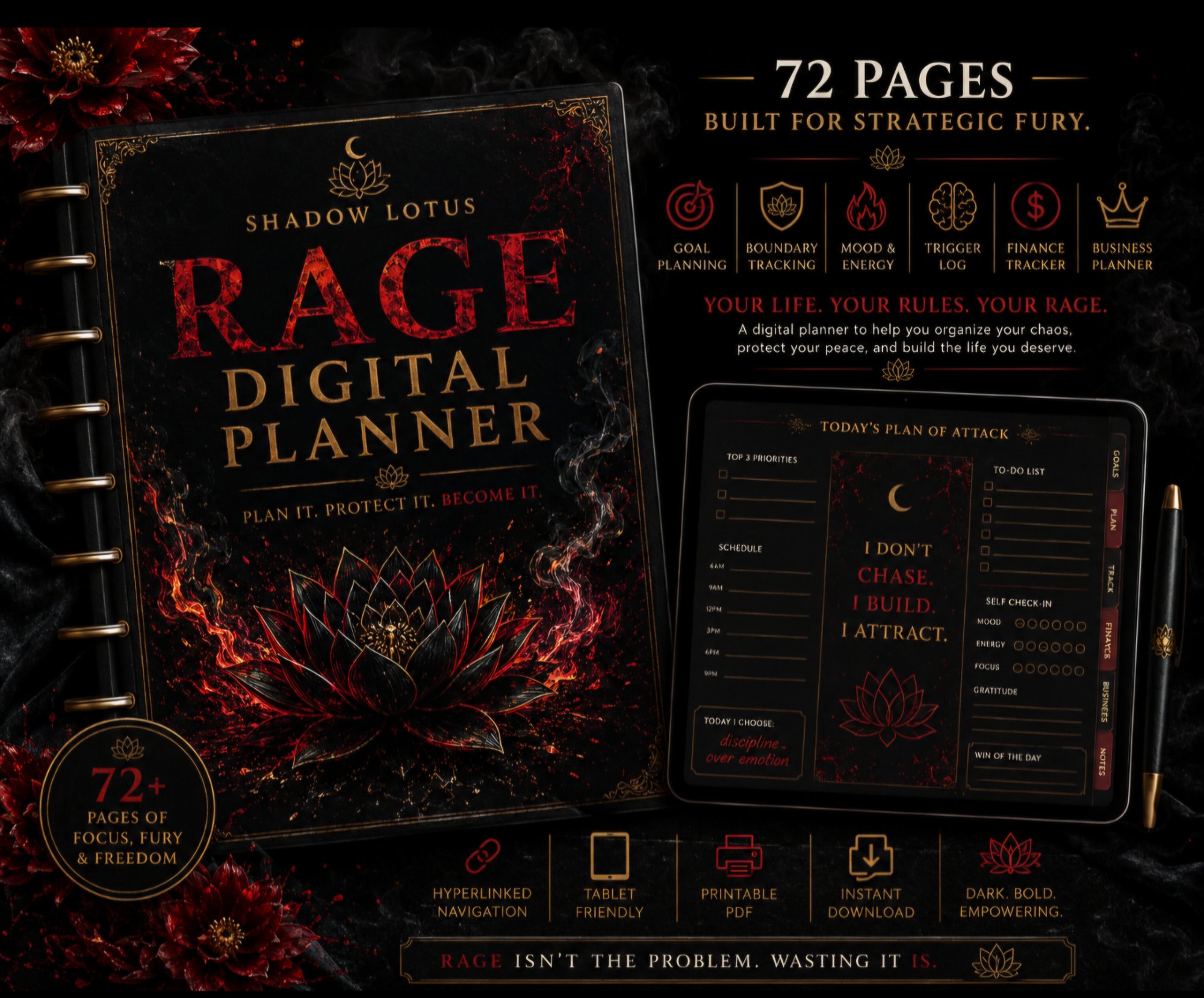 Rage Digital Planner