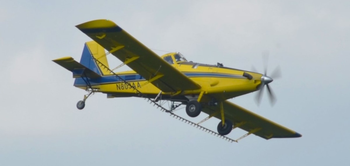 Crop Duster in Flight