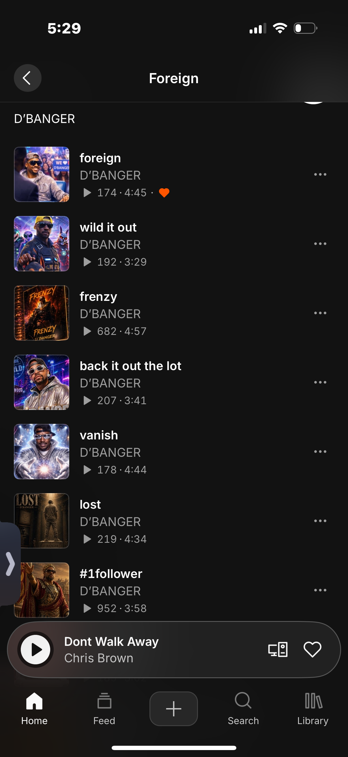foreign — full tracklist
