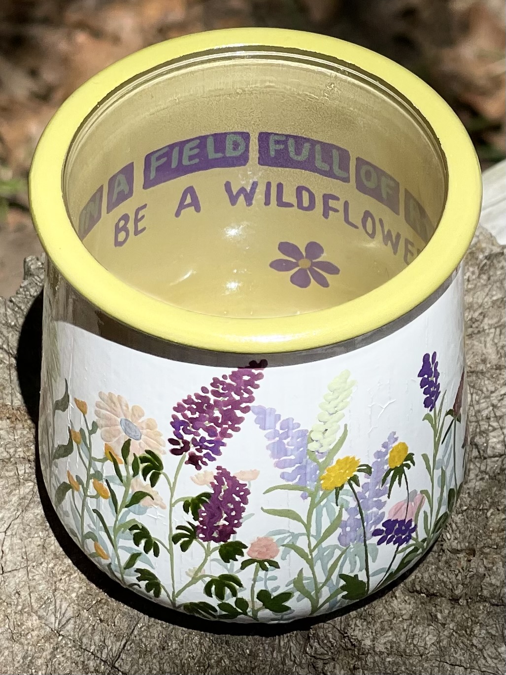Wildflower pot — in a field full of roses be a wildflower