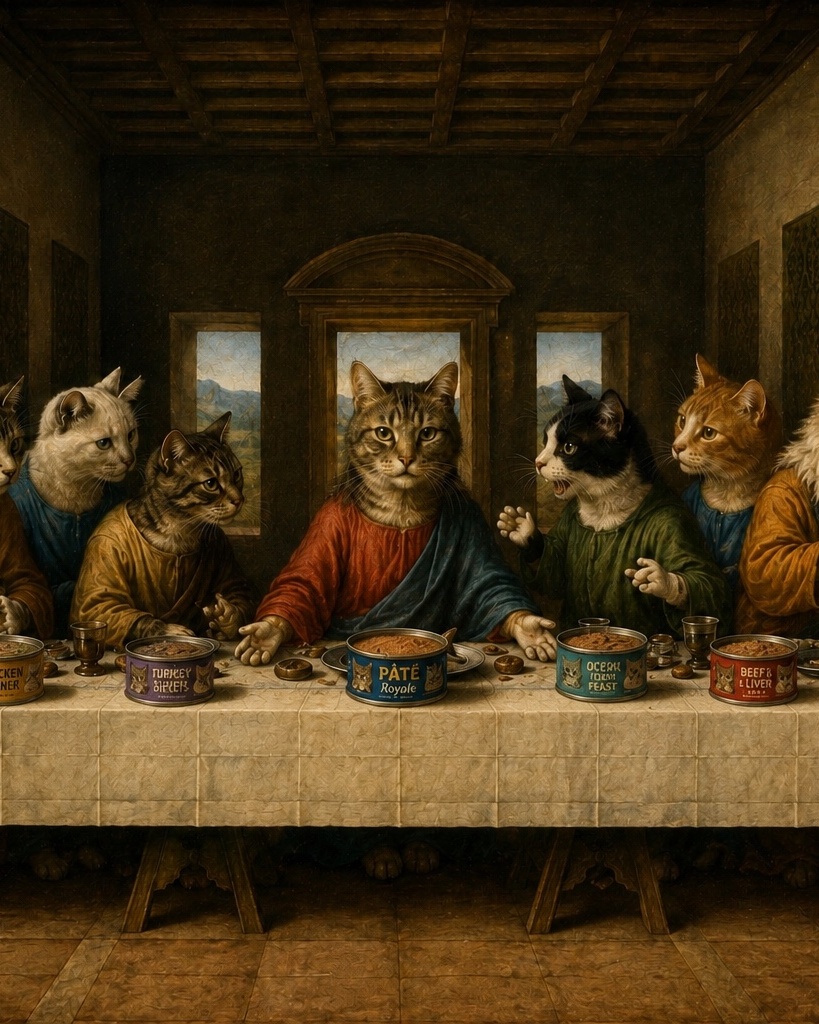 Dog Starry Night