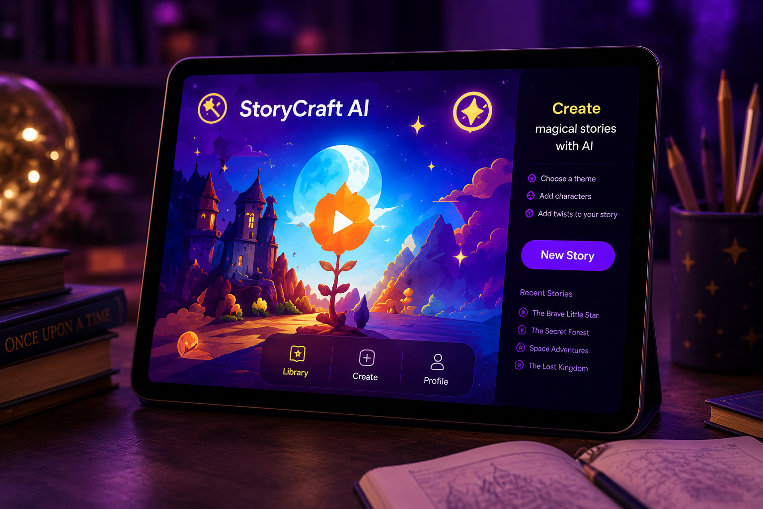 StoryCraft AI preview