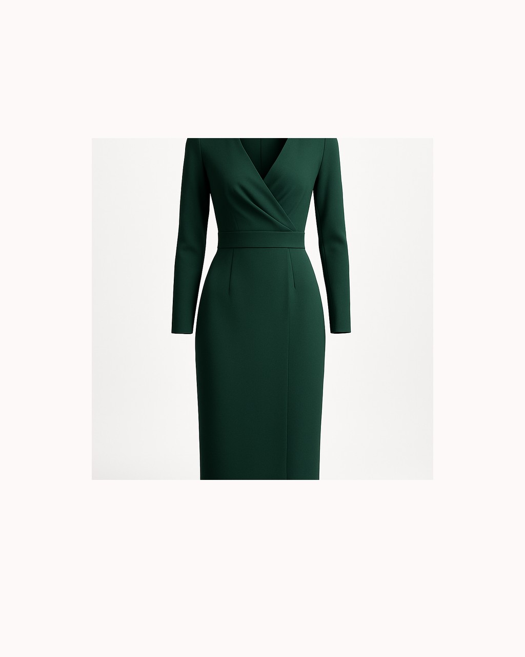 The Emerald Illusion Dress