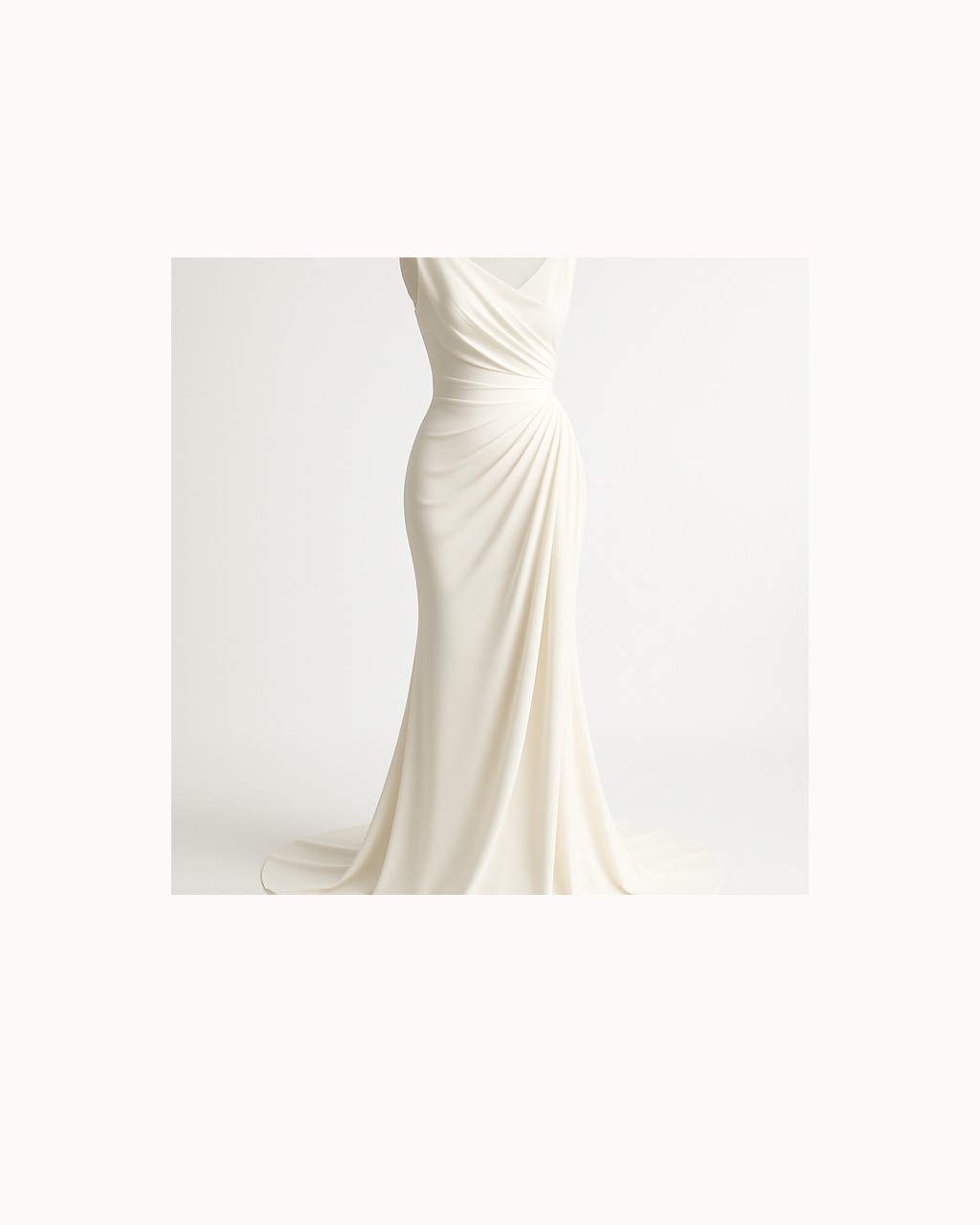 The Ivory Open-Back Gown