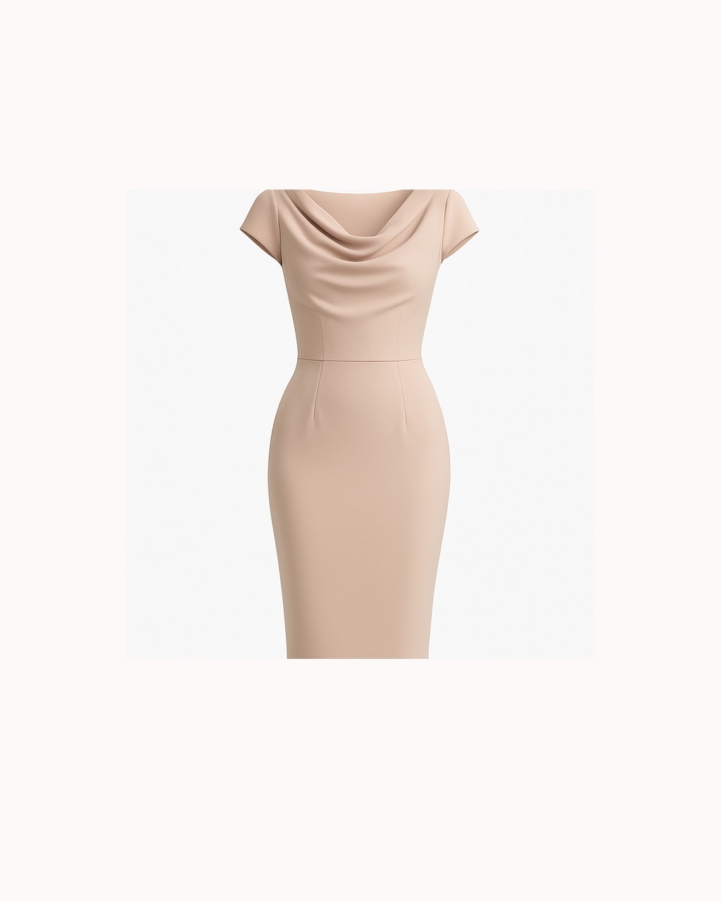 The Nude Mesh Insert Dress