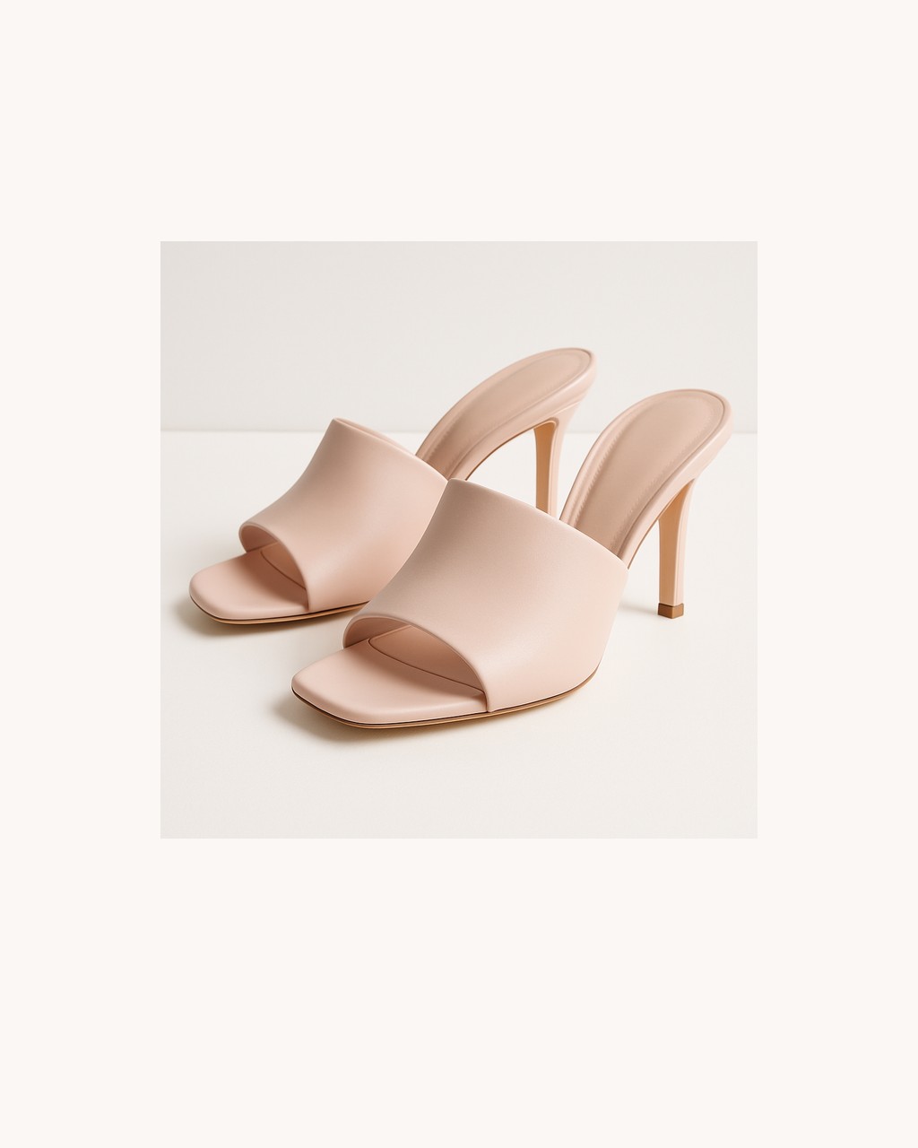 The Blush Kitten Heel Mule