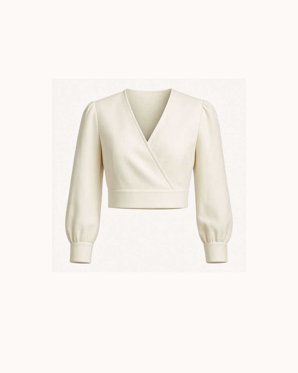 The Cream Tie-Front Blouse