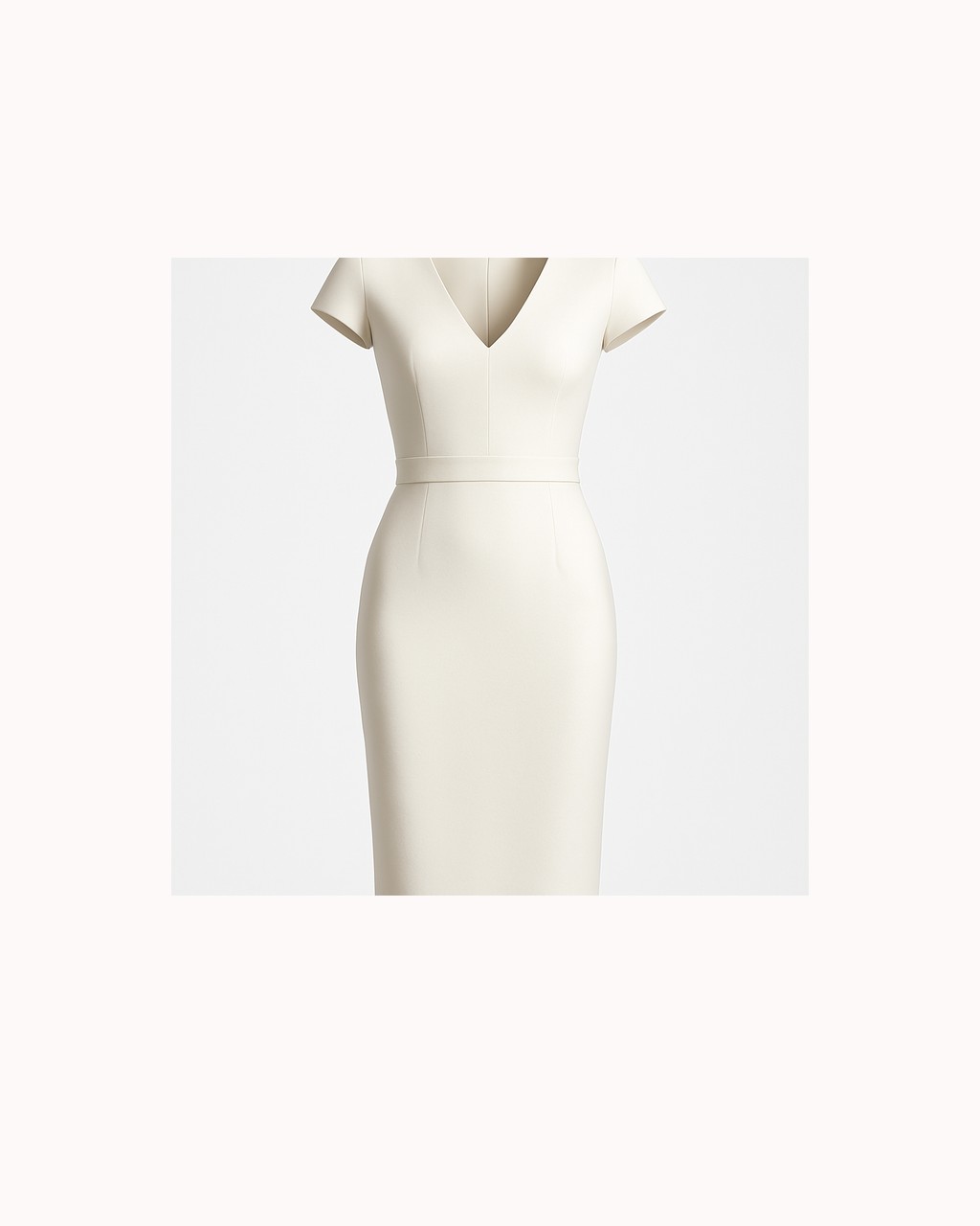 The Ivory Fold-Over Midi