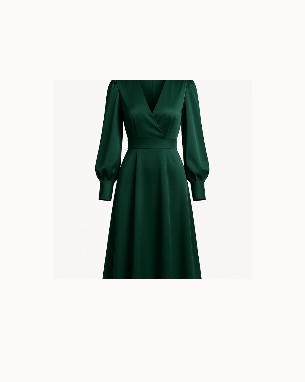 The Emerald Illusion Dress