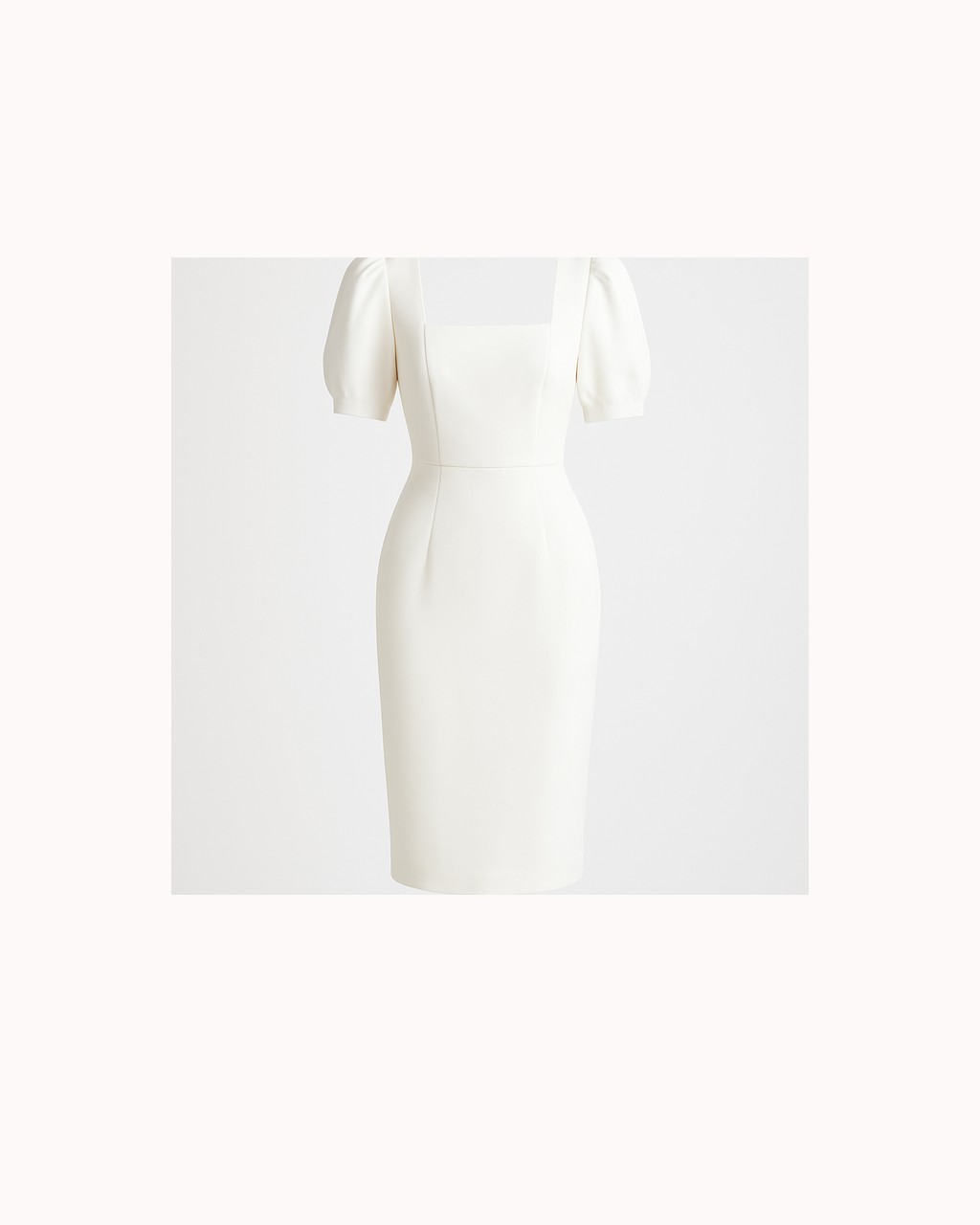 The Ivory Open Shoulder Dress