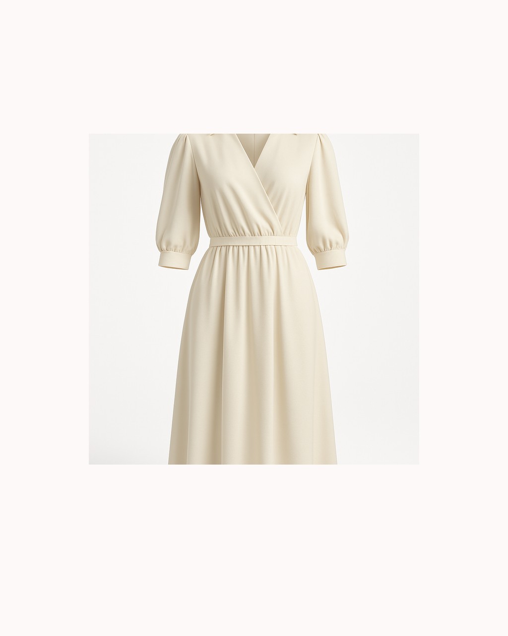 The Cream Puff Sleeve Dress