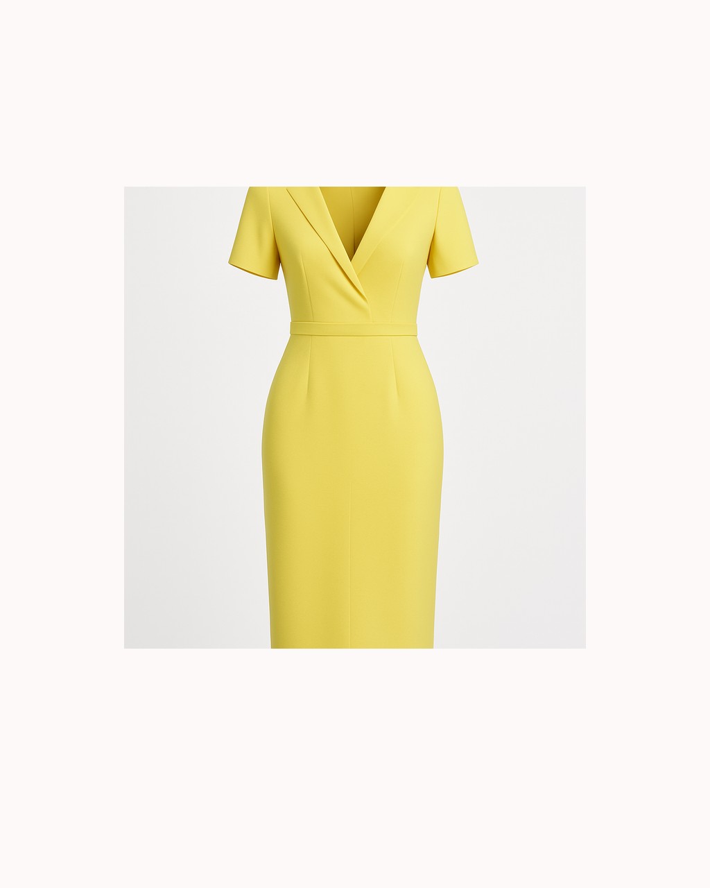 The Lemon Satin Midi