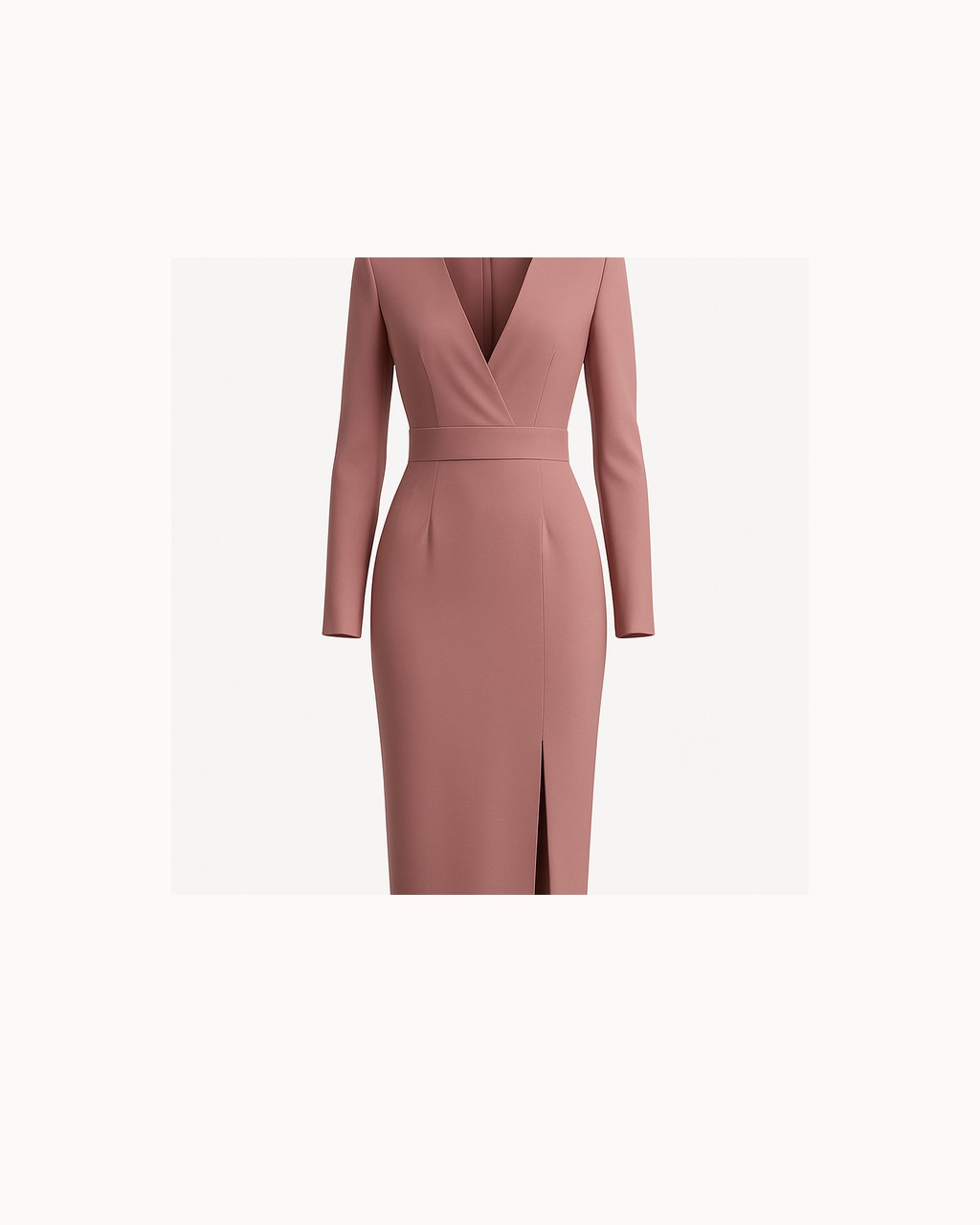 The Rose Slit Dress