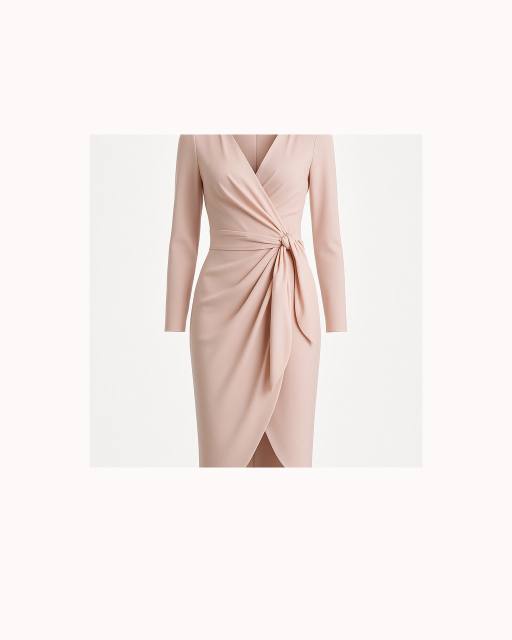 The Blush Satin Wrap