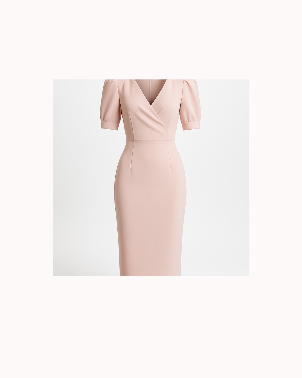 The Blush Lace-up Midi