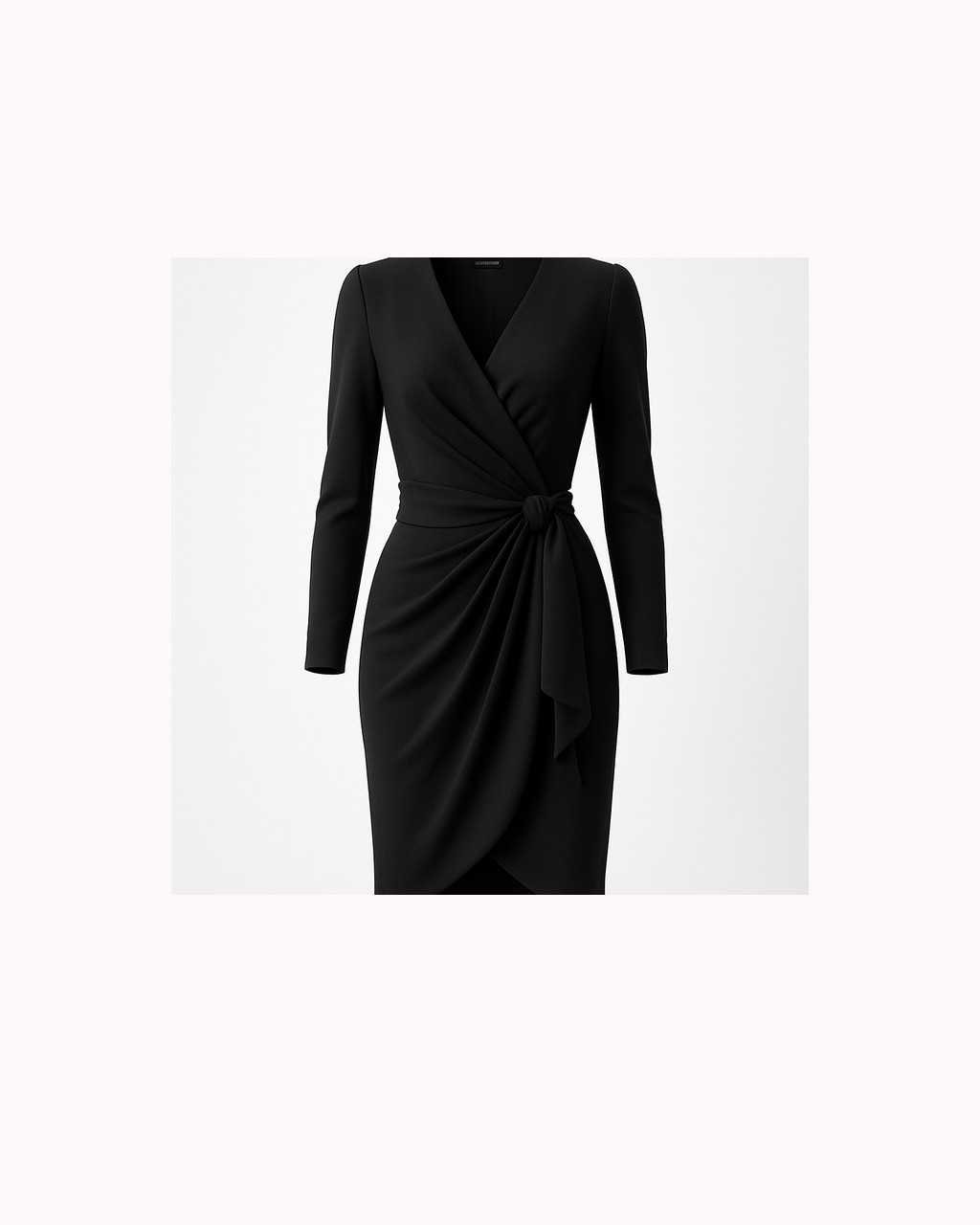 The Linen Wrap Dress