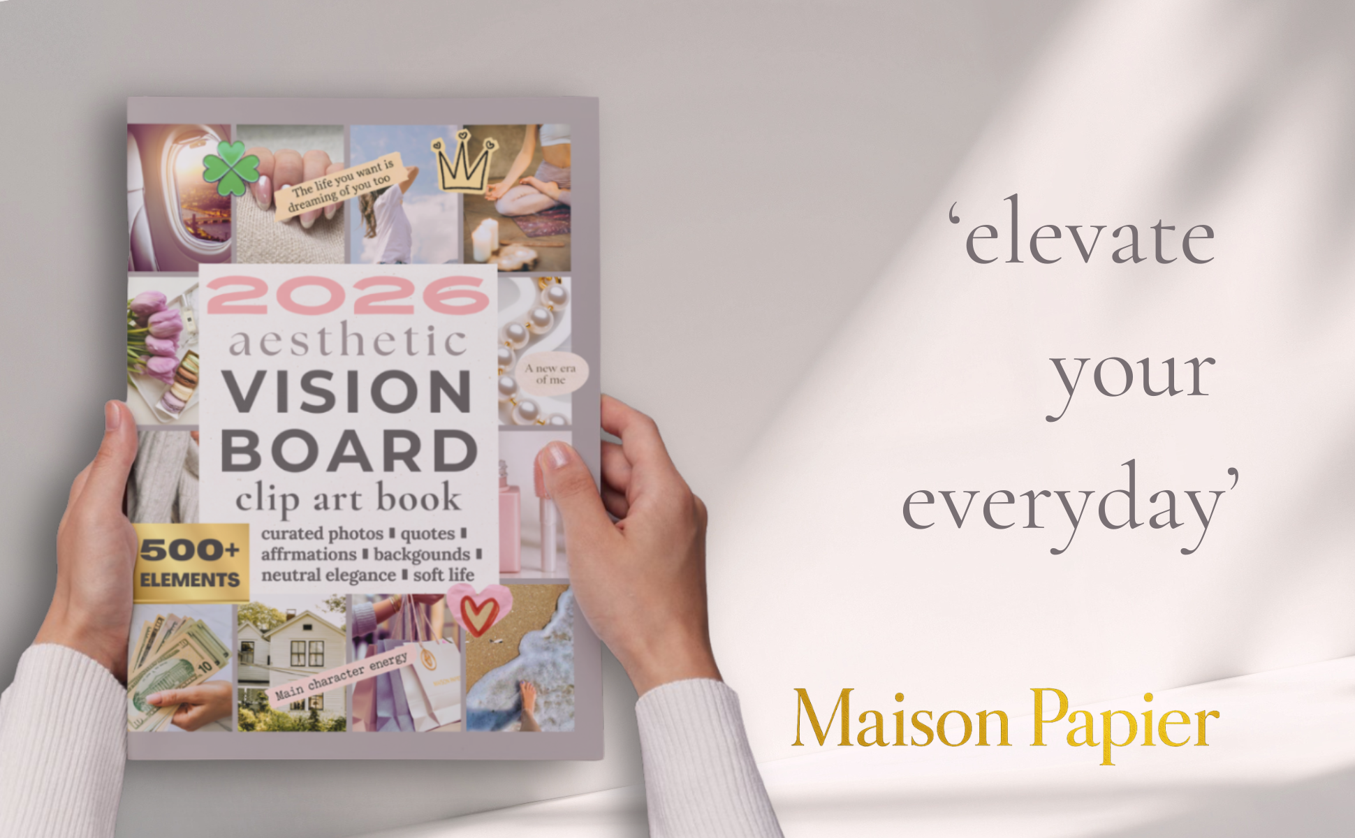 Maison Papier Vision Board Book — Elevate Your Everyday