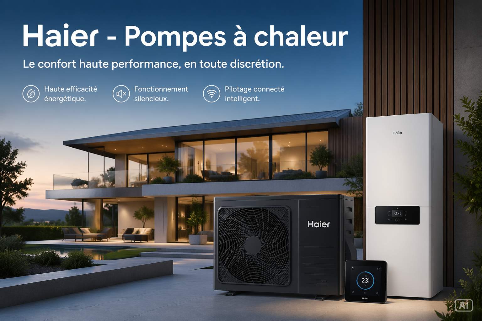 LinkWarm by Haier — pompe à chaleur air/eau