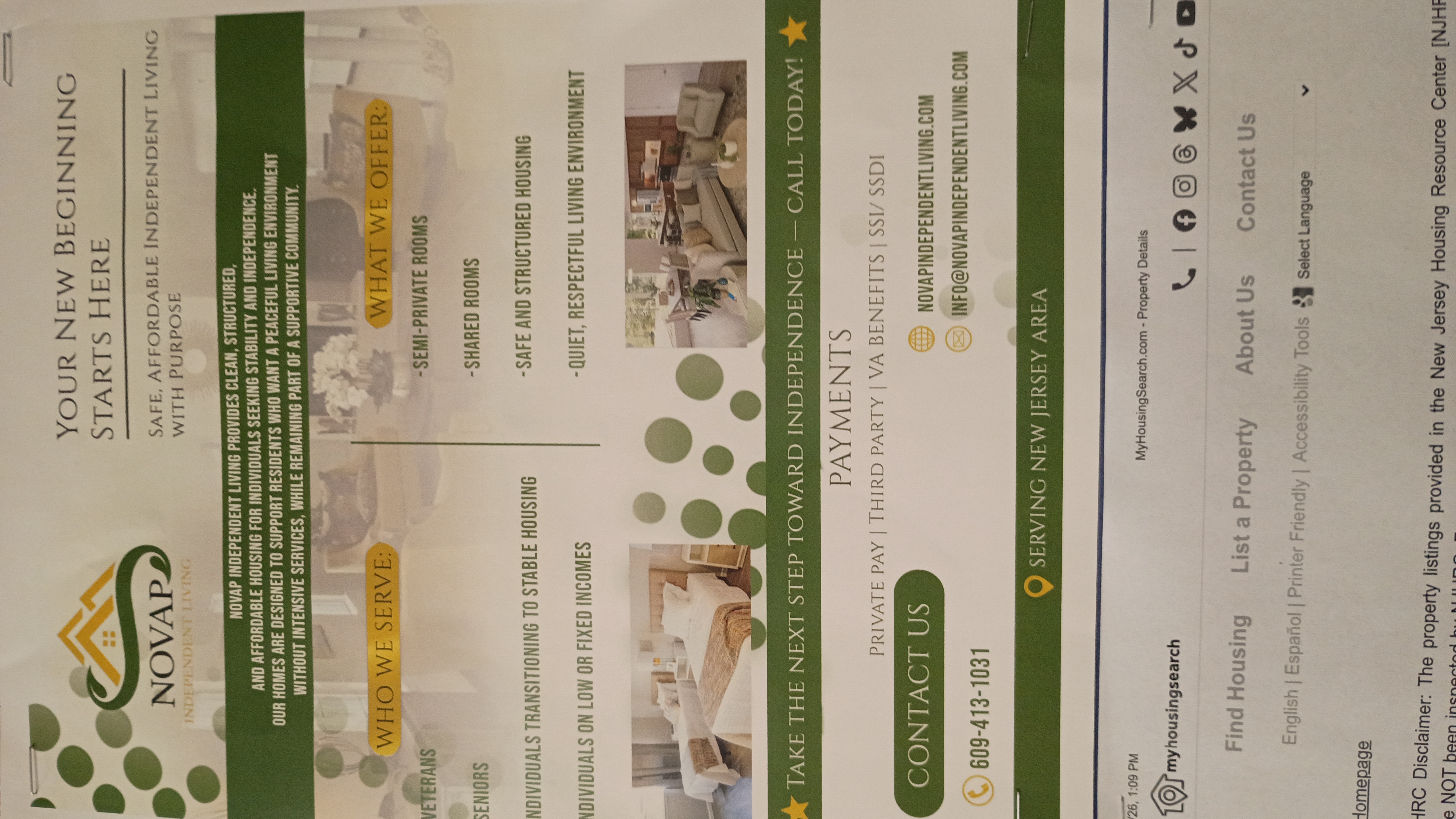 NOVAP Independent Living