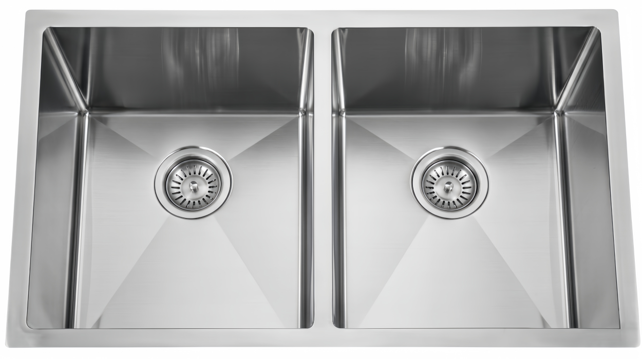 PHU200-32 — Double Bowl Undermount Sink