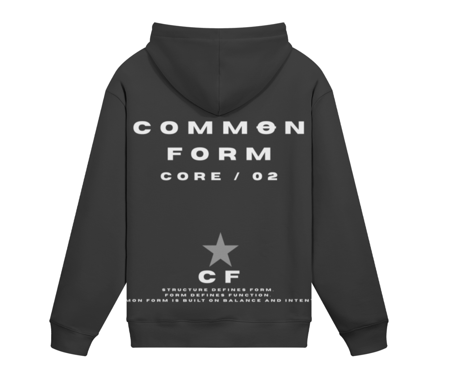 COMMON FORM — CORE HOODIE/02 back print
