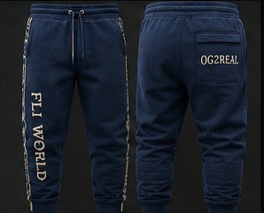 Fli World Navy Joggers (OG2REAL)