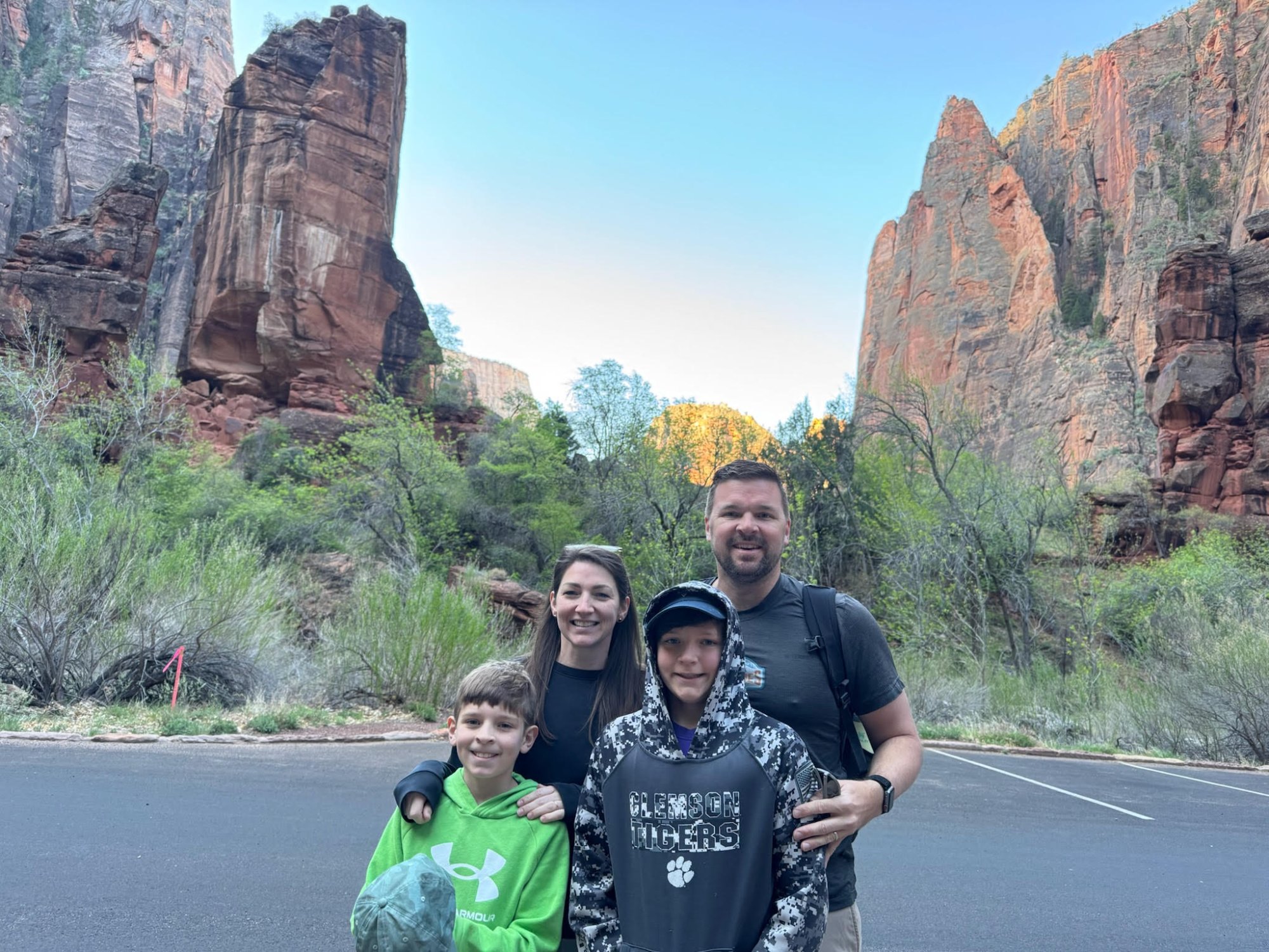 Andrew Carta and his family