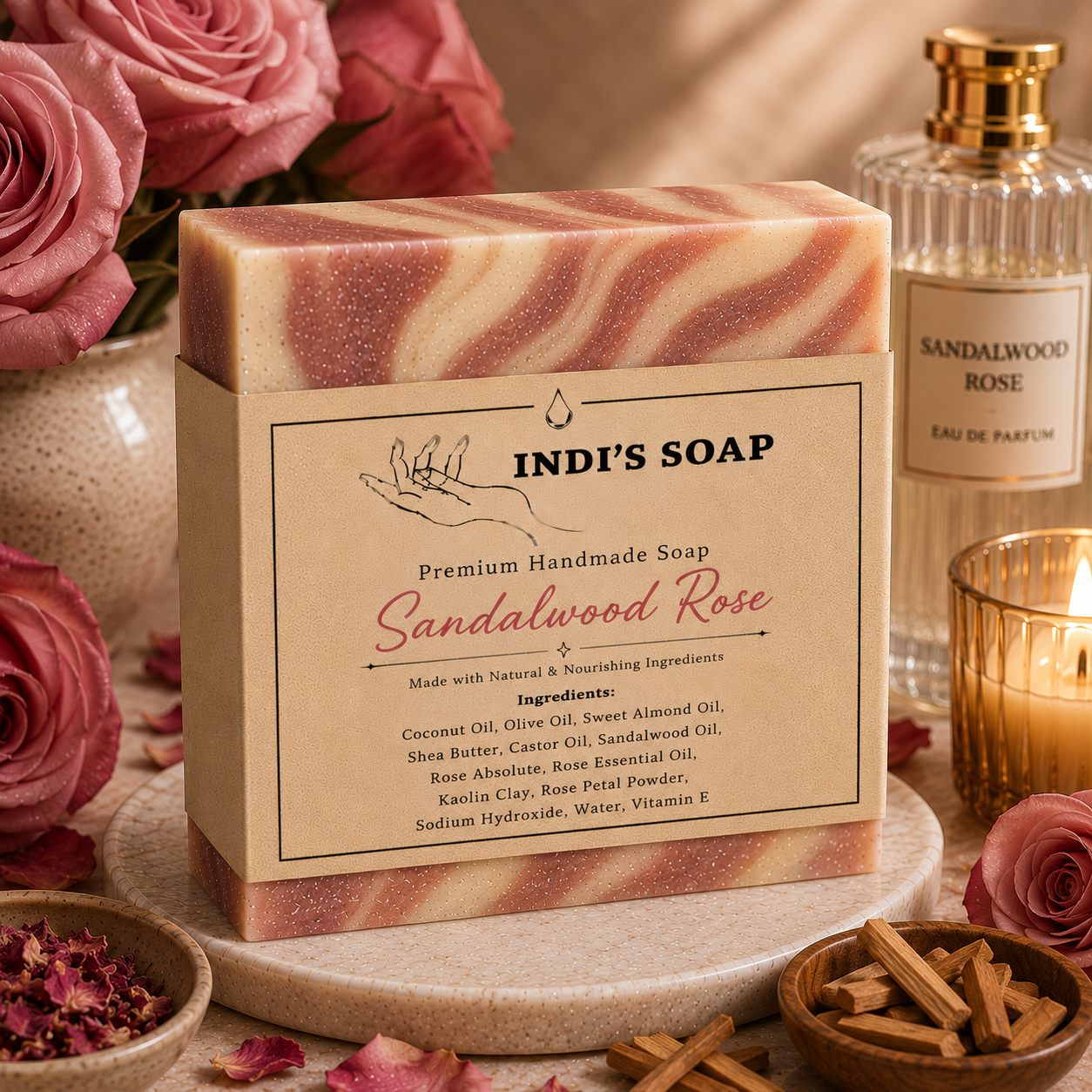 Sandalwood Rose