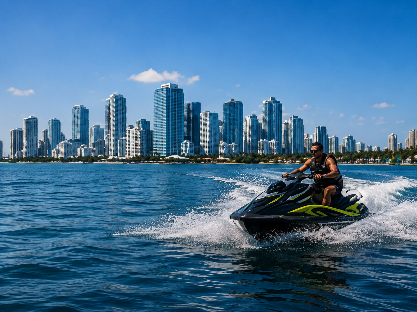 Jet ski at dock