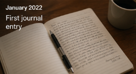 First journal entry