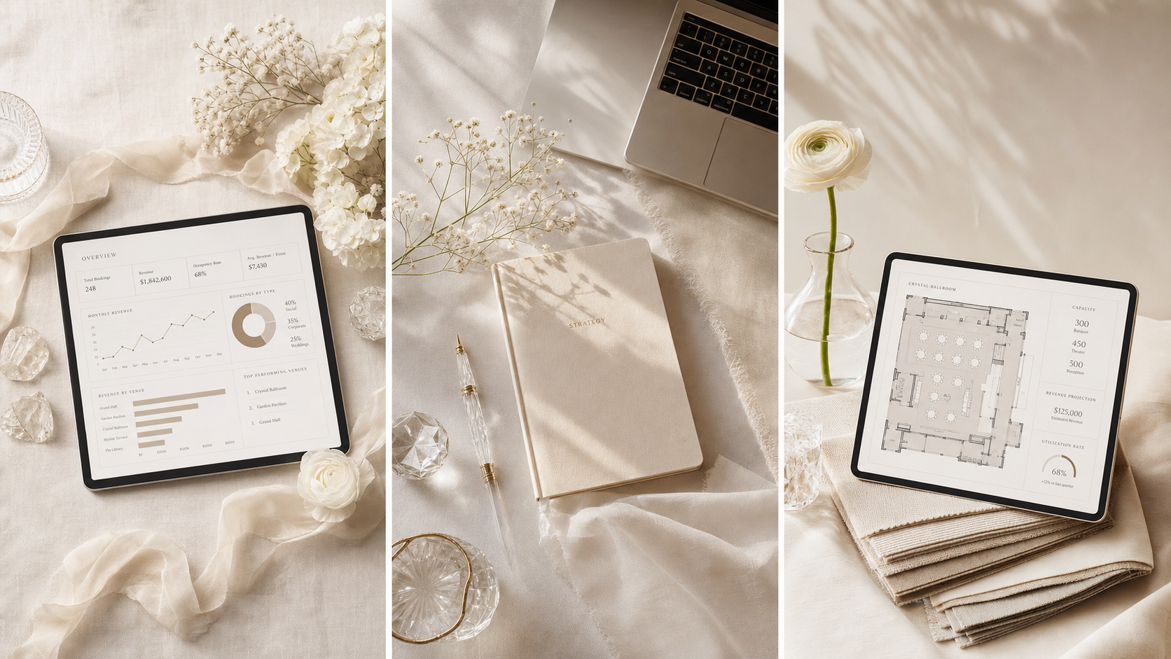 CrystalClear venue systems — CRM, strategy, and marketing