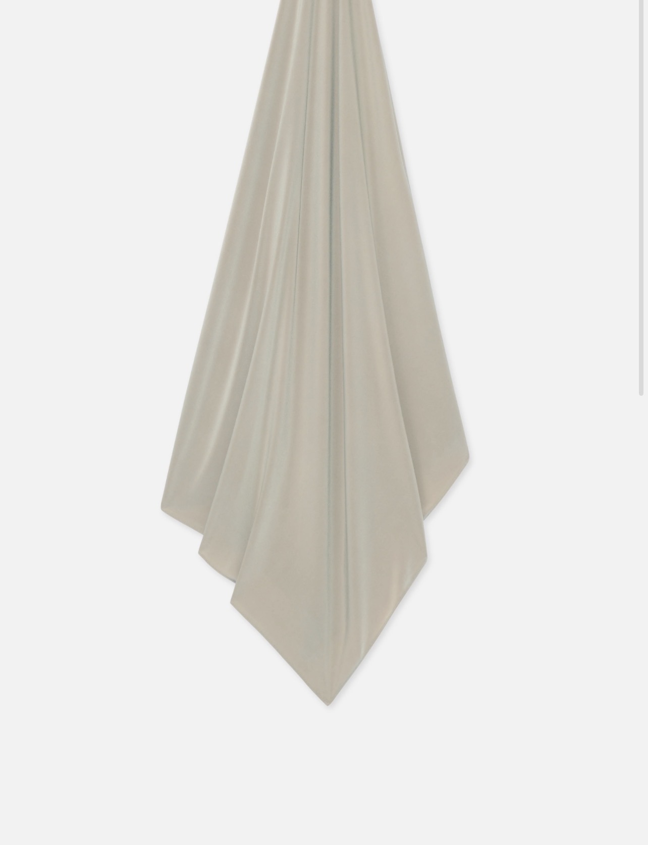 Hijab Premium Jersey — Sage, flat lay