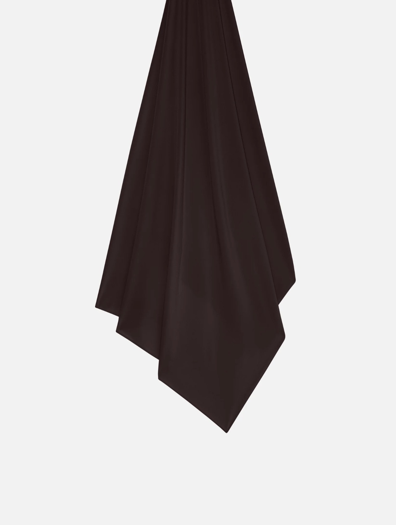 Hijab Premium Jersey — Chocolat, flat lay