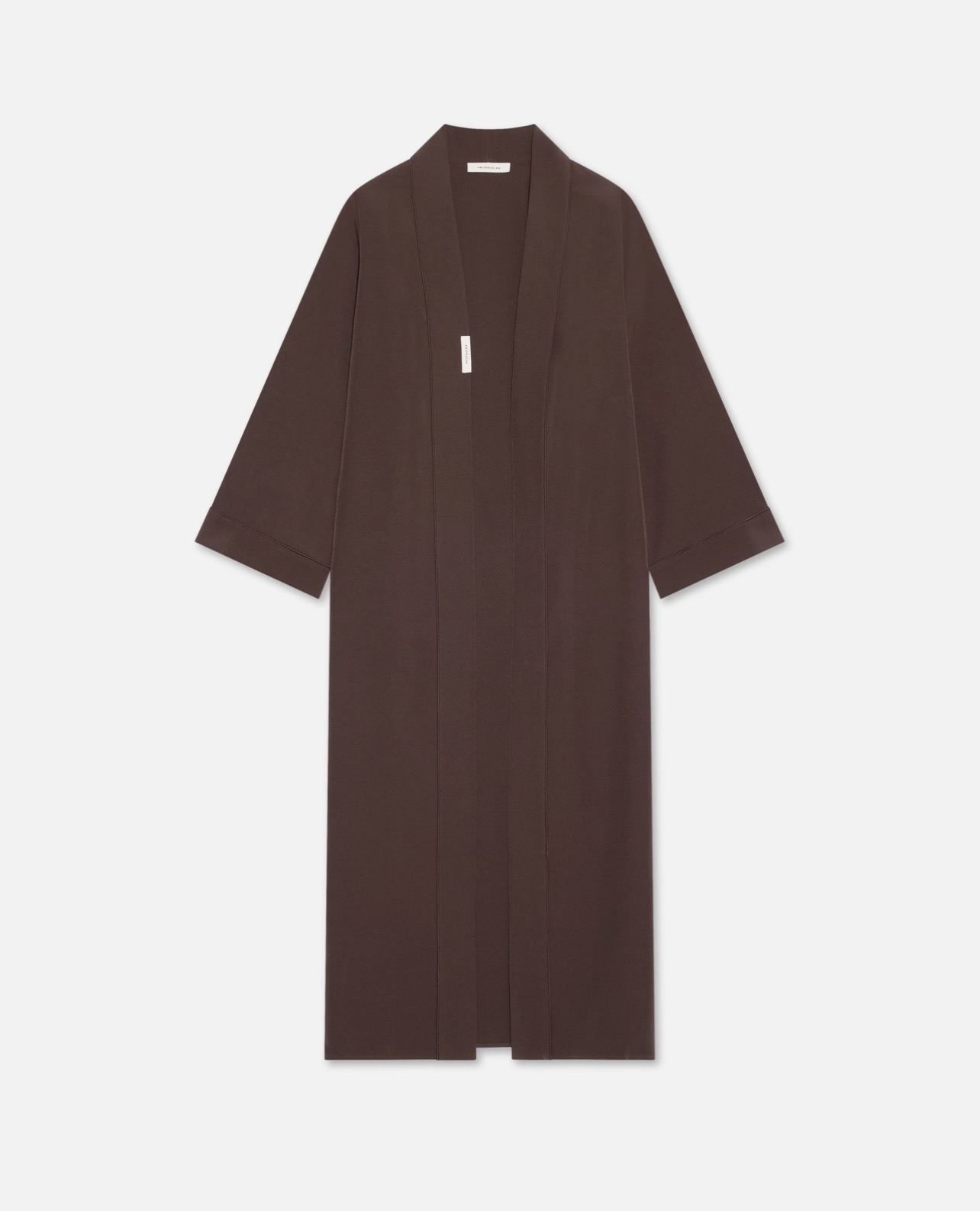 Abaya Classique — Chocolat, model side