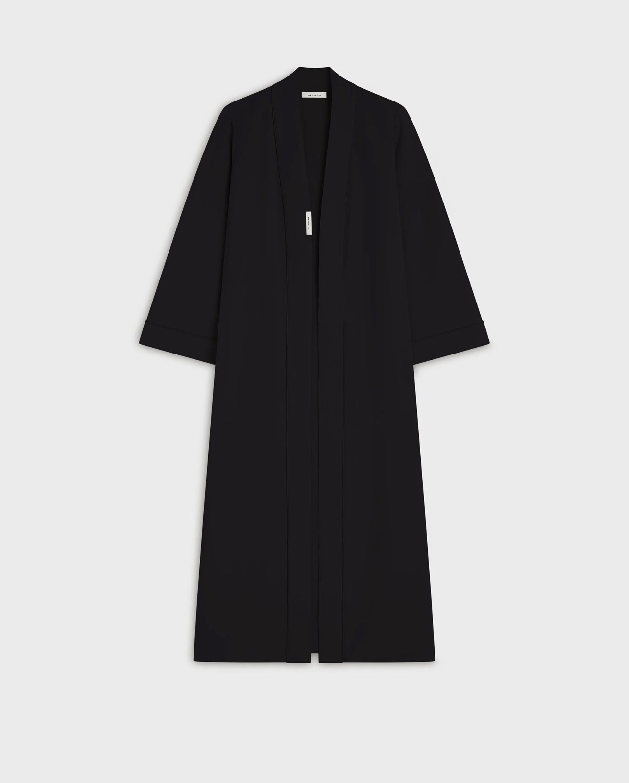 Abaya Classique — Noir, model side