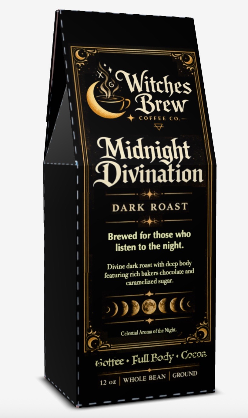 Midnight Divination dark roast coffee