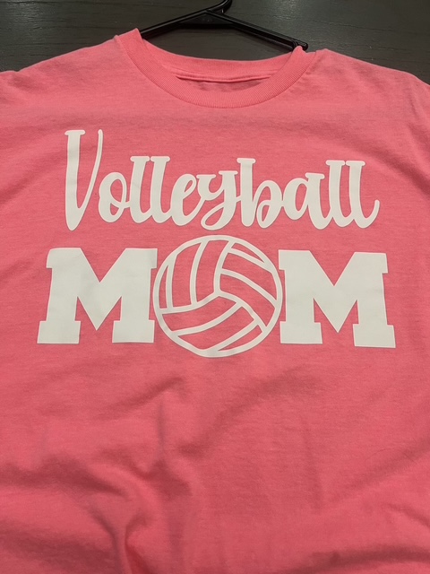 Volleyball Mom - Pink Front