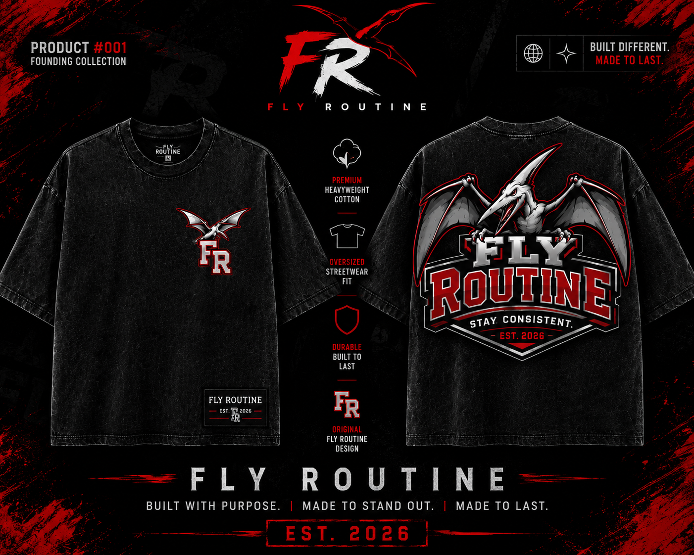 Fly Routine Founding Tee
