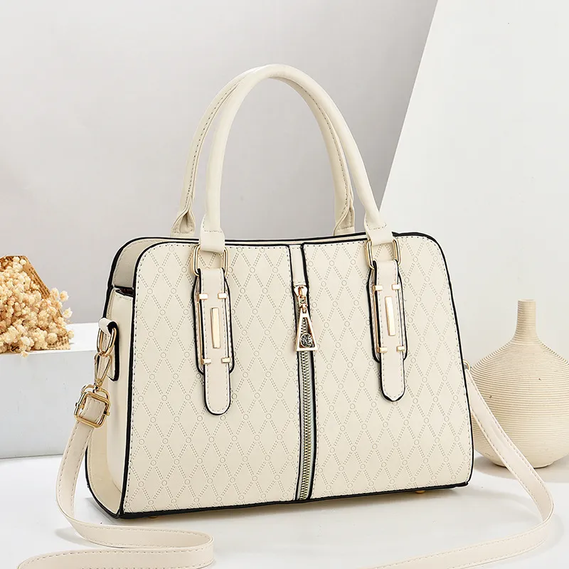 Rosé Structured Satchel