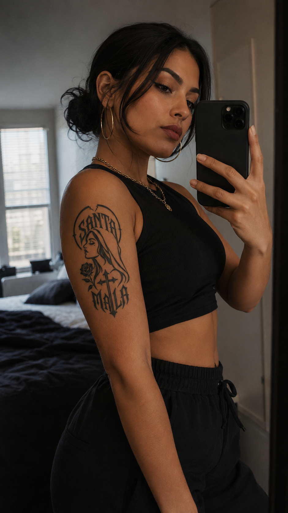 SANTA MALA — shoulder placement