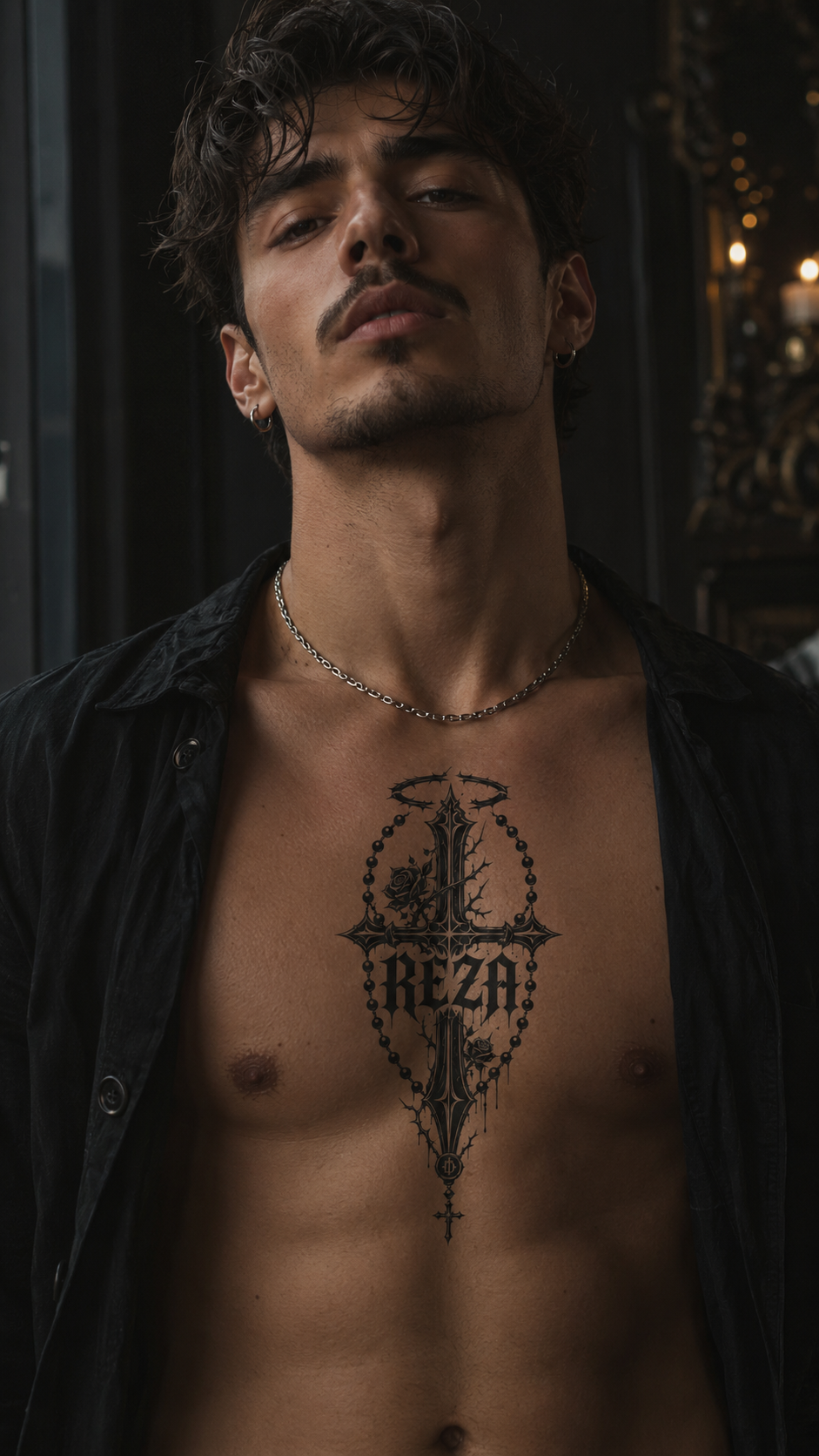 REZA — Protection mark, upper arm placement