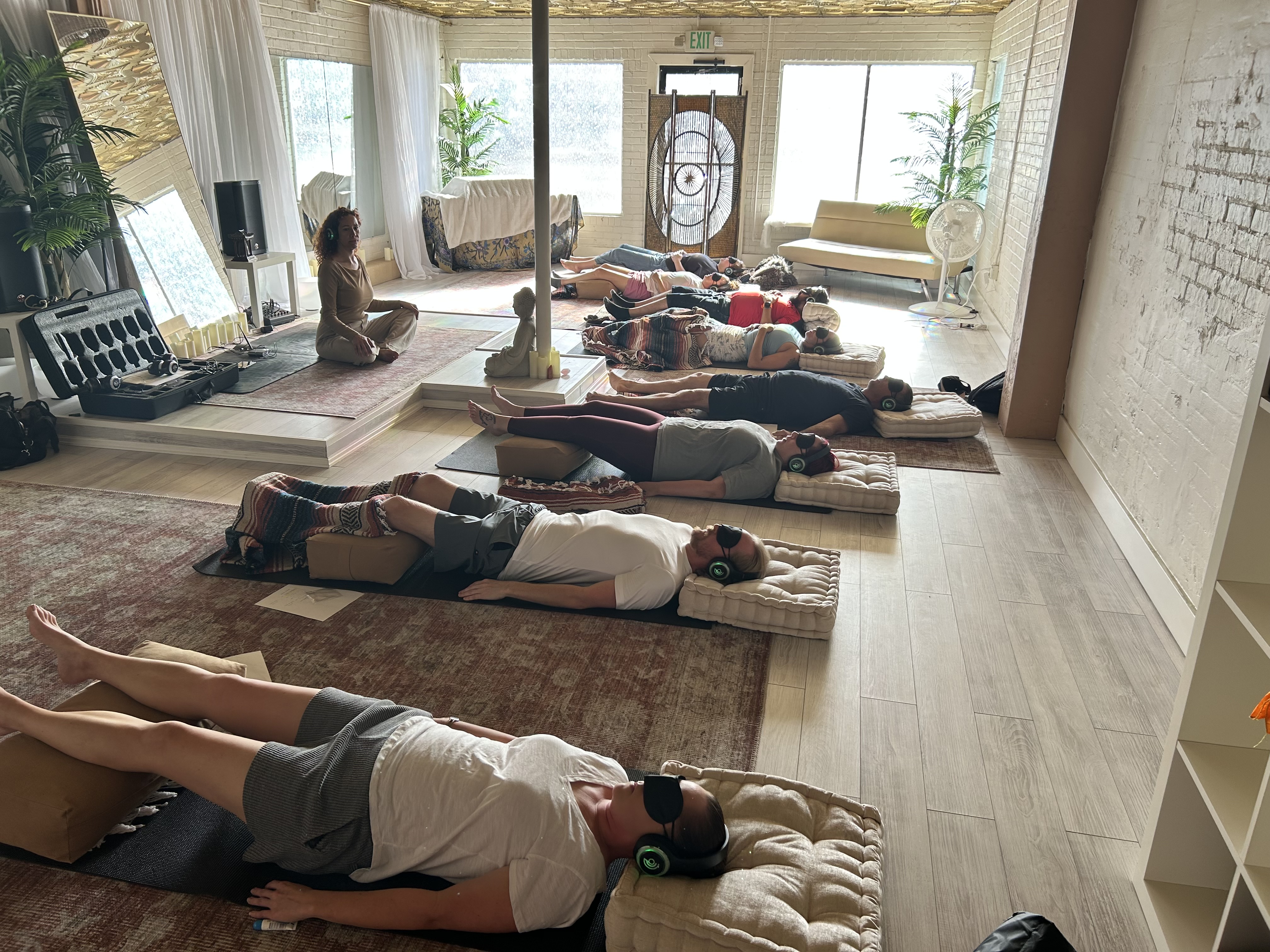 9D Breathwork group session at Wholistic Wellness Center
